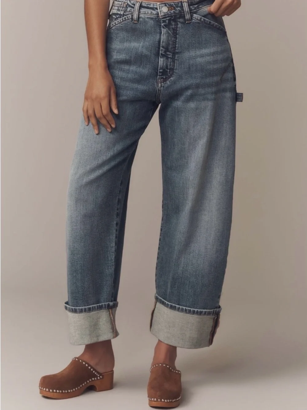 The Kayden Barrel Carpenter Jeans by Pilcro ~ NWT - Picture 4 of 6